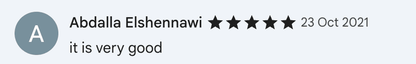 User testimonial 2