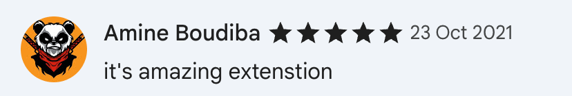 User testimonial 1