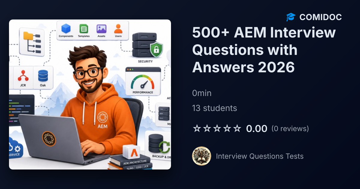 500+ AEM Interview Questions with Answers 2026 - 100% Off Udemy Coupon ...