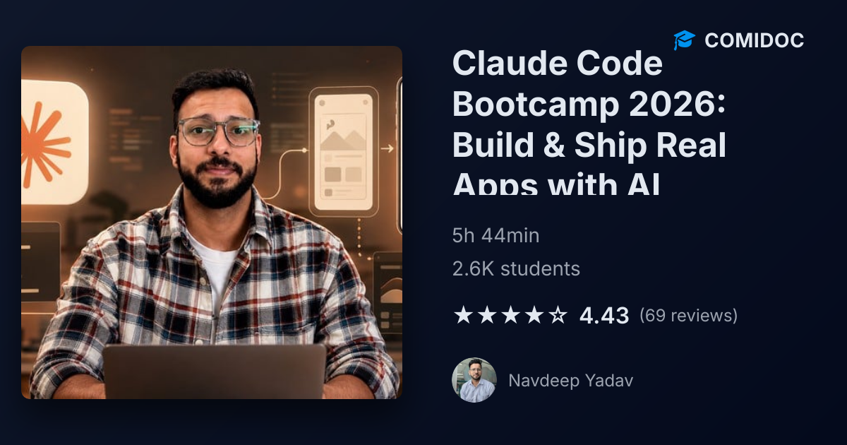 Claude Code Bootcamp 2026: Build & Ship Real Apps with AI - Udemy ...