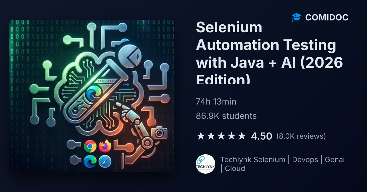 Selenium Automation Testing with Java + AI (2026 Edition) - Review ...